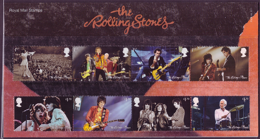 (image for) 2022 Rolling Stones Royal Mail Presentation Pack 611 - Click Image to Close